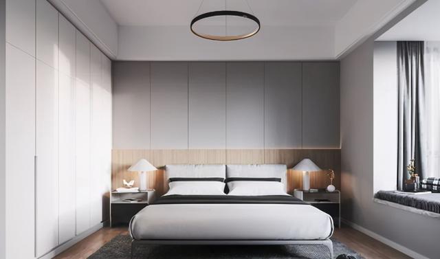 卧室怎样装修？木饰面在卧室装修中的巧妙运用，真是太美了