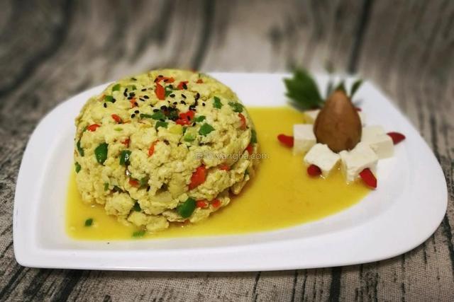 豆腐和鸡蛋这新吃法，炒一锅米饭不够吃，三两下就做好