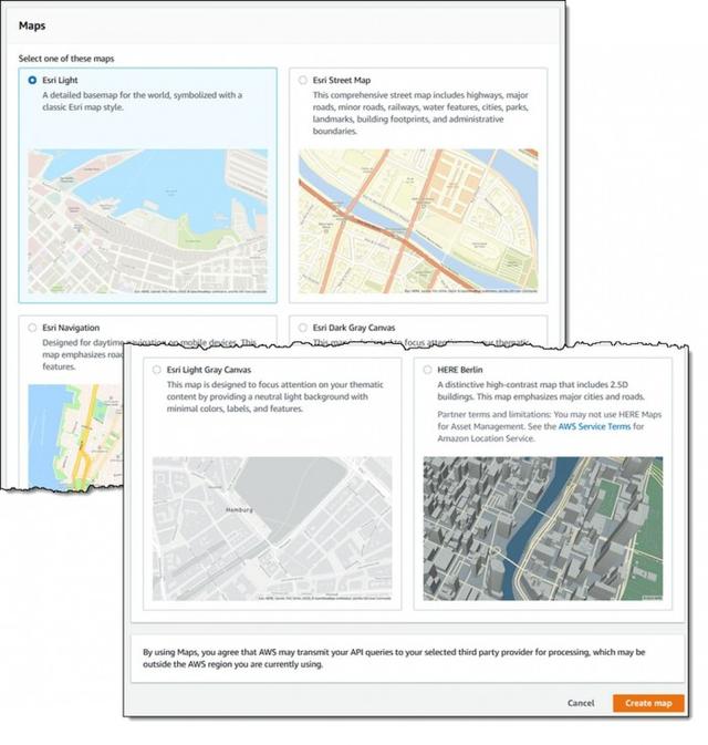 AWS推出Amazon Location预览版：开发者的亲民地图服务