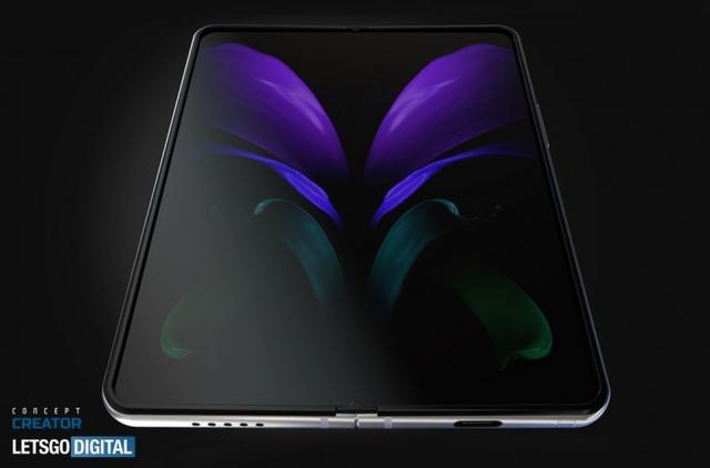 三星Galaxy Z Fold 3高清渲染：支持 S Pen