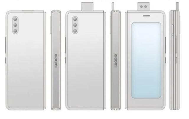 小米折叠屏专利曝光，搭配弹出式摄像头