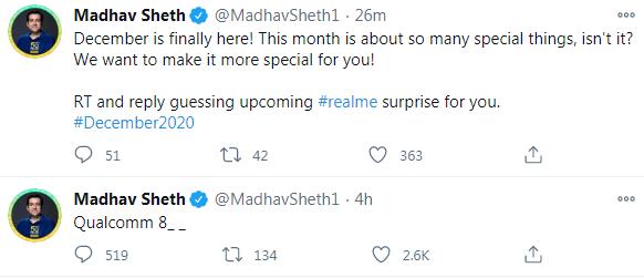 高管暗示旗舰新机将采用高通骁龙8系SoC 或命名为Realme Ace