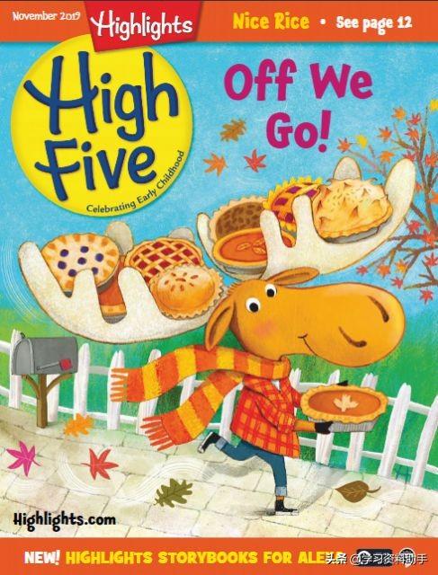 「超级宝妈」美国儿童最喜爱的杂志《High Five》2019年1-12月合辑 高清可下载