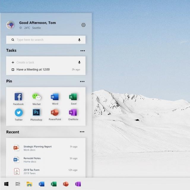 「环球网」饭制Windows 10概念：或许这才是你想要的桌面系统