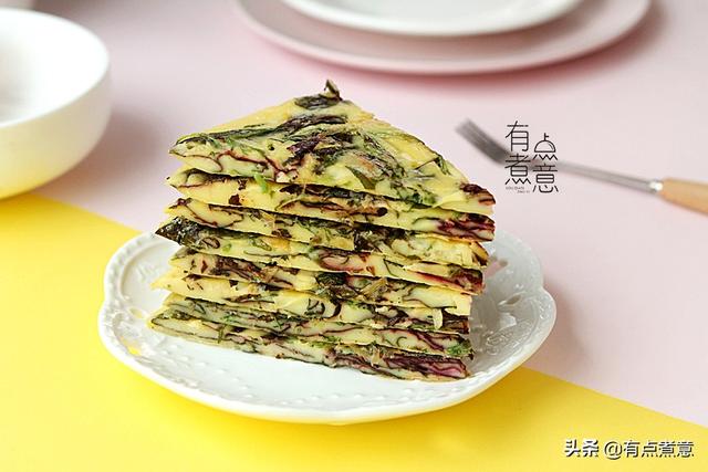 超级宝妈@春天孩子长高季，用这菜做成早餐饼，比喝牛奶强，不懂吃可惜了