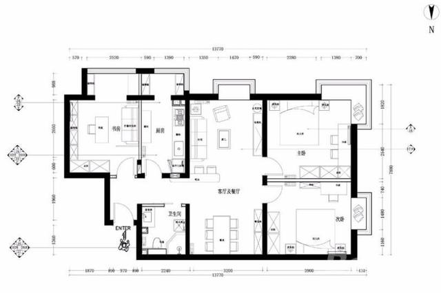 110平米的三居室装修价格是多少？33万能装修成什么效果？