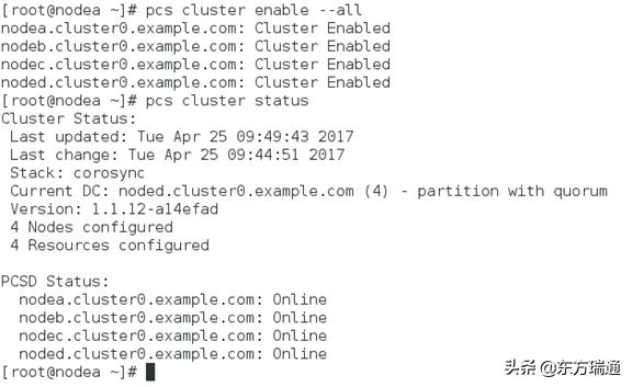 部署红帽pcs高可用集群详解