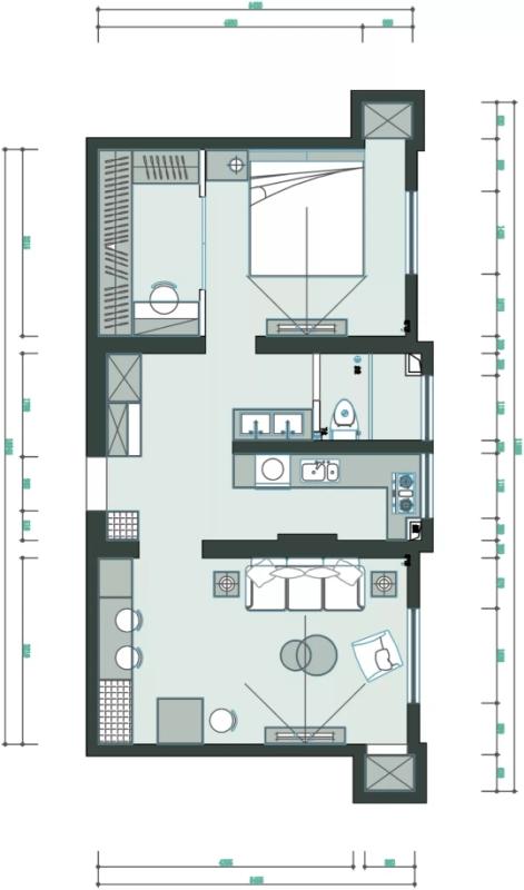60平米新房，二居室装修才花5万元，邻居看了羡慕不已