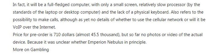 「太平洋电脑网」Emperion Nebulus手机曝光：支持Win10和安卓双系统