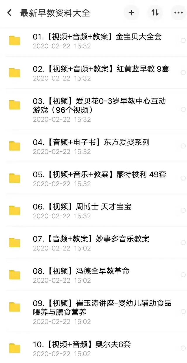 『超级宝妈』最新早教幼教大合集!视频,音乐,教案等,脑力开发,思维训练等