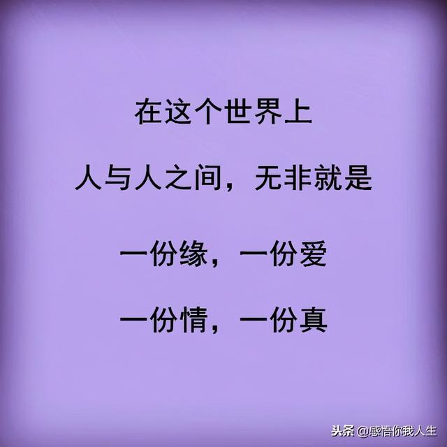 擦肩而过的，叫路上；不离不弃的，叫亲人