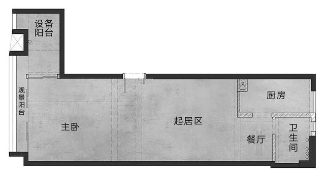 爆改75㎡狭长户型，榨出二室，竟然还有四分离卫生间！太高级