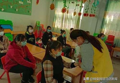 超级宝妈@确山县明德幼儿园开展疫情防控开学演练