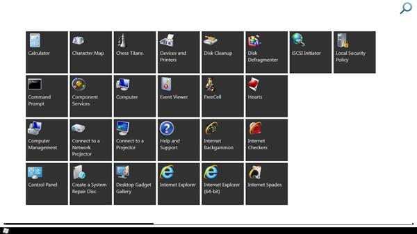 环球网▲黑客泄露初版Windows 8：来看看10年前的桌面磁贴