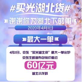 「法制日报」京东“买光湖北货”行动，是对“武汉加油”的实力兑现