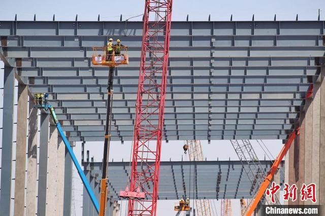 【环球网】特斯拉上海超级工厂二期建设已初具规模