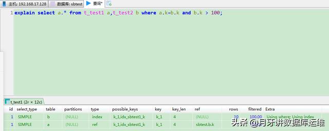 MySQL数据库SQL语句优化原理专题（一）