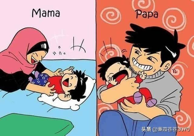 「超级宝妈」爸爸带娃VS妈妈带娃，有你家那一款吗？
