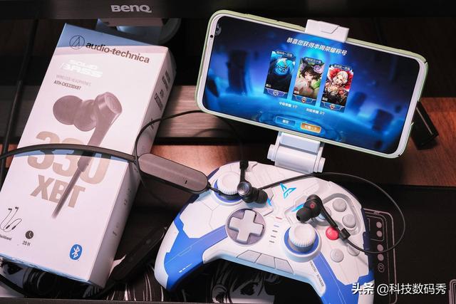 铁三角CKS330XBT耳机超长续航20h，游戏跑步玩家最爱