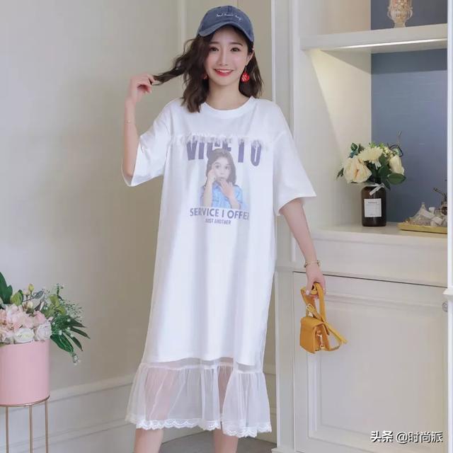 「你的育儿经」怀孕的你也能穿的像个仙女，这几款A字版孕妇连衣裙，洋气又好看
