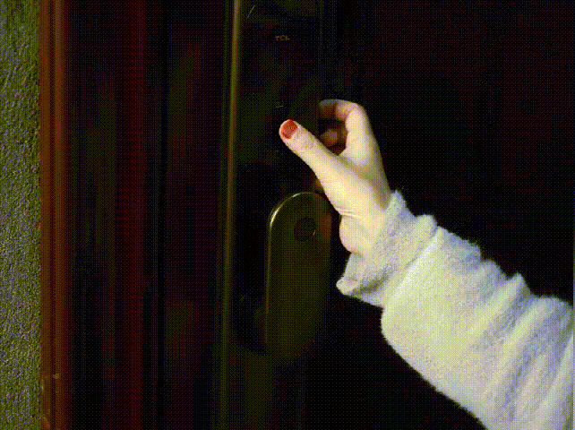 高效指纹开门，给生活从容的步调，TCL K6C智能指纹锁体验