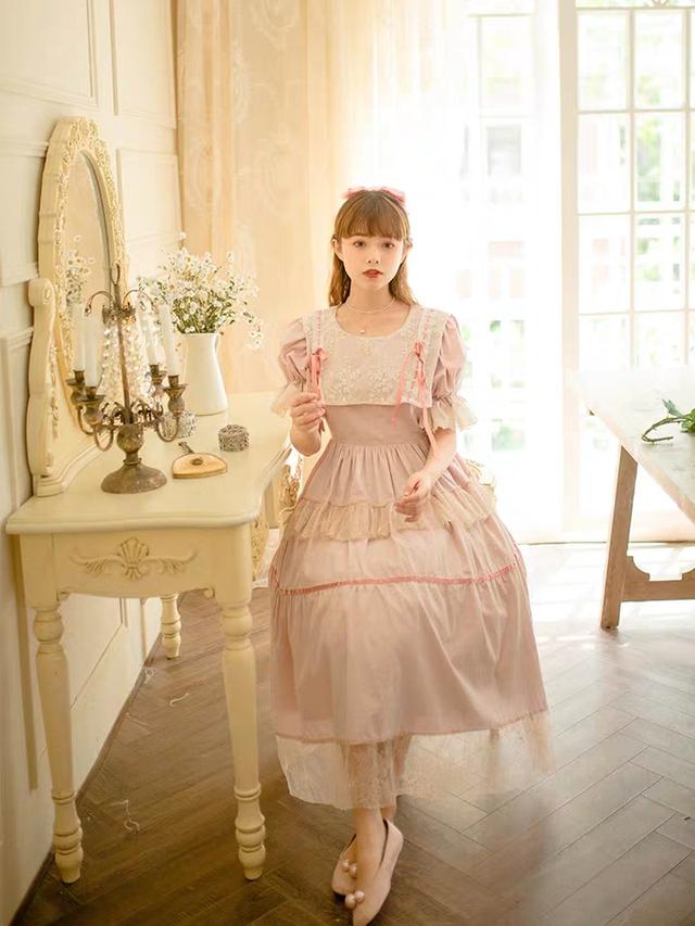 时尚探究社改良洛丽塔洋装裙，新款上新，时尚减龄甜美可爱，让你穿搭更有范