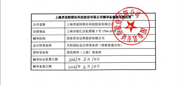 界面财联社启动上市辅导，去年获超5亿融资