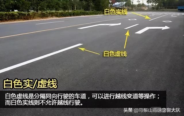 最全的路面标志线，这些标志你还记得哪些？