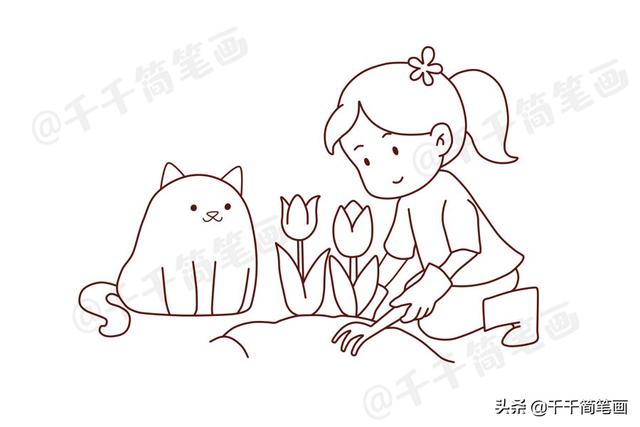 你的育儿经:儿童春天风景画大全,好看易画,让孩子更了解大自然