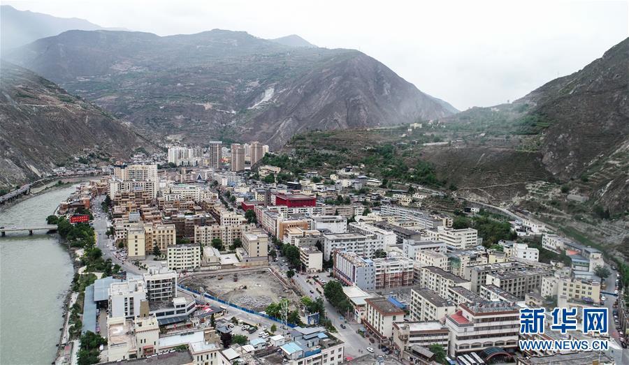 天空之眼瞰汶川地震灾区十年巨变