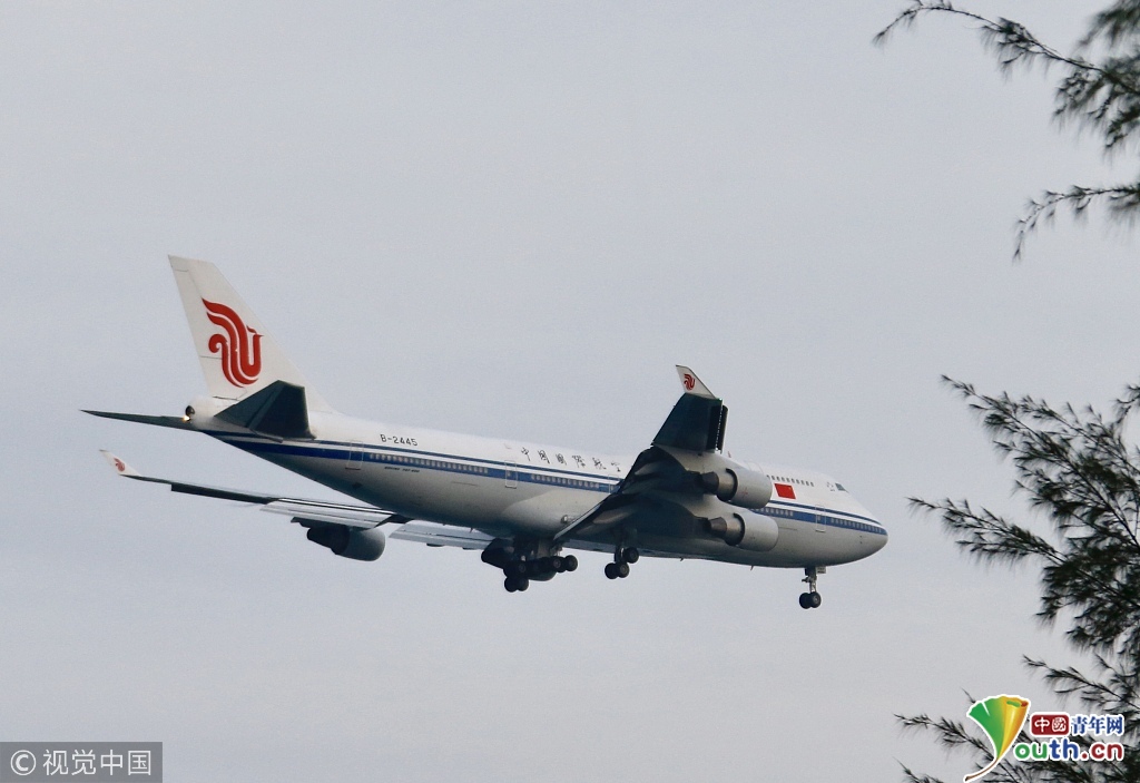 特金会结束 中国国航为金正恩提供专机抵达新加坡