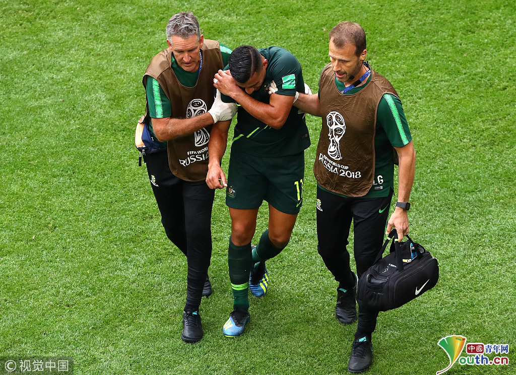 018俄罗斯世界杯小组赛C组:丹麦Vs澳大利亚