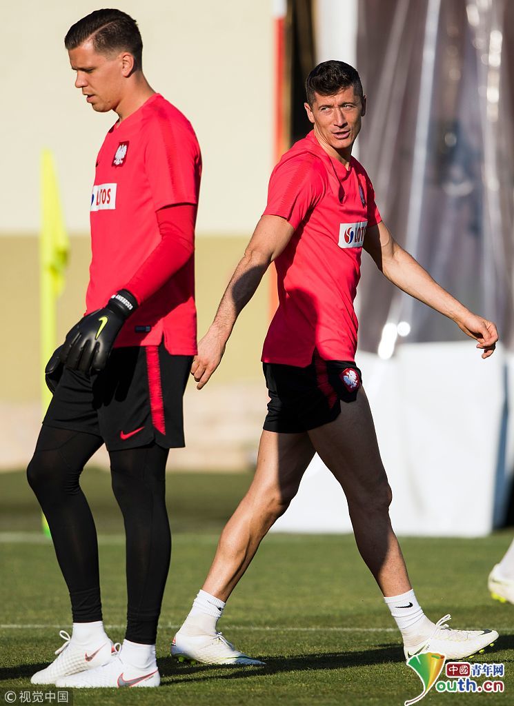 2018俄罗斯世界杯第9日:波兰队训练备战