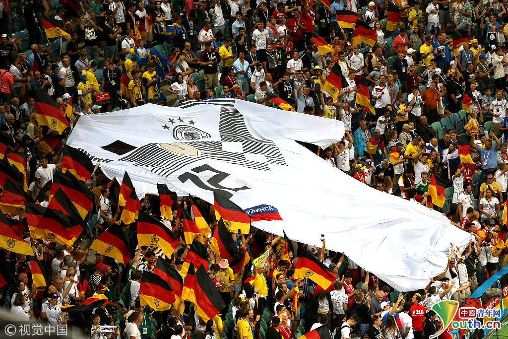 2018俄罗斯世界杯小组赛F组:德国Vs瑞典 德国