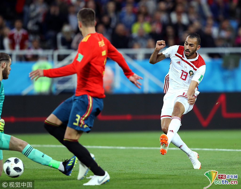 【进球】2018俄罗斯世界杯小组赛:西班牙Vs摩