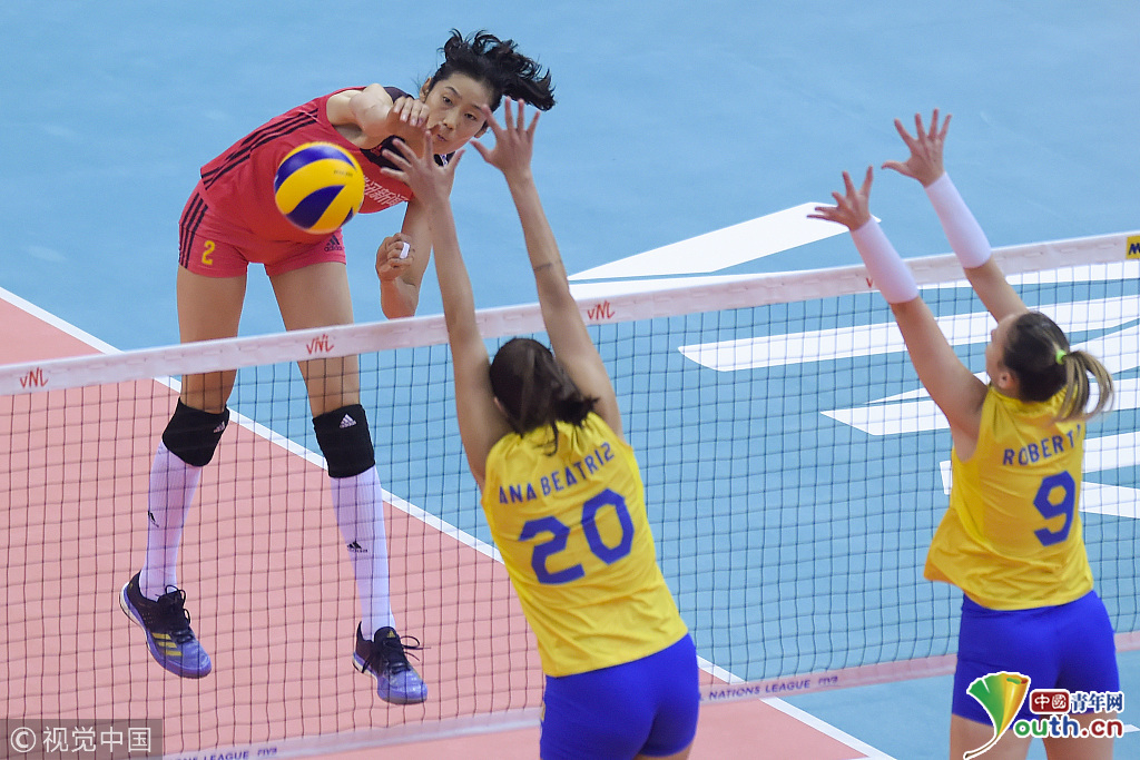 2018世界女排联赛总决赛:中国Vs巴西