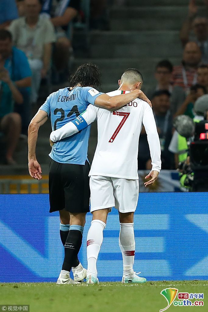 2018世界杯1\/8决赛:乌拉圭Vs葡萄牙 卡瓦尼受