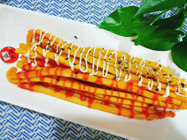 网红小吃超长薯条,逆天长度,金黄酥脆,根本停不下来!