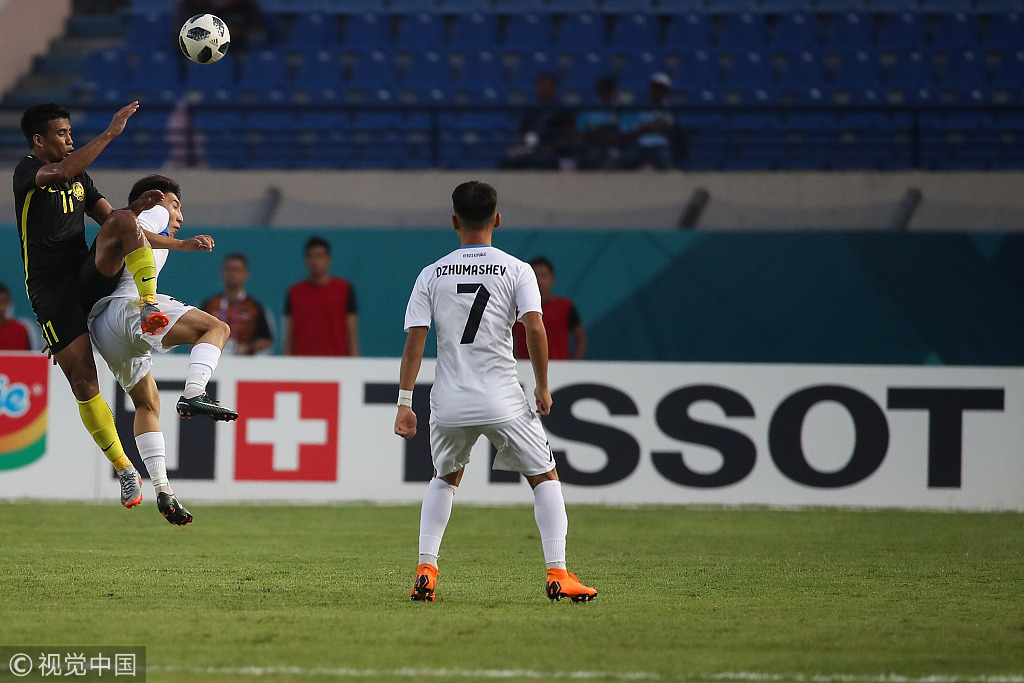 2018雅加达亚运会男子足球小组赛E组:马来西