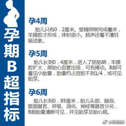 妇产医生：孕期妈妈宝宝身体发育正常，B超上应该达到的标准值