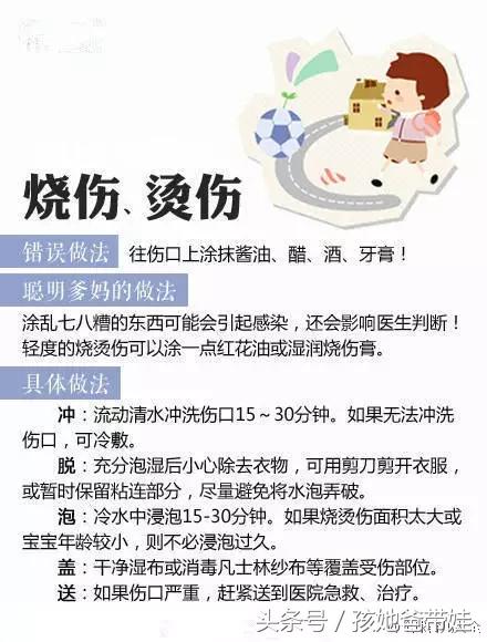 儿科医生：孩子常见9种外伤，及27种方法护理，不错过最佳时间