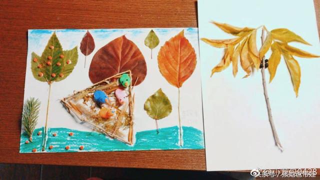 有了这42种树叶画，再也不怕和其他幼儿园小朋友作品重复了