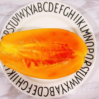 木瓜奶冻的做法