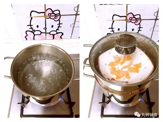 宝宝吃辅食刚加肉泥？当然先加三文鱼泥啦~8M+