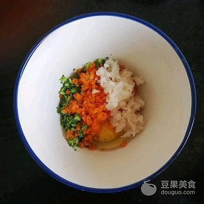 胡萝卜西兰花鳕鱼饼