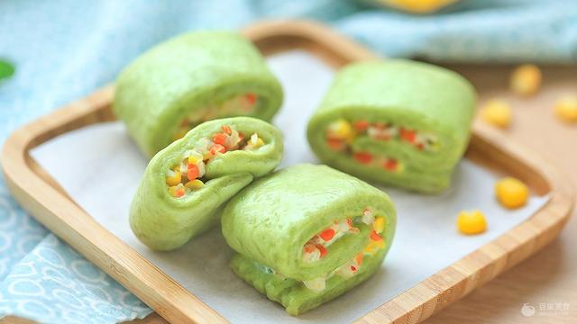 翡翠鲜虾卷的做法