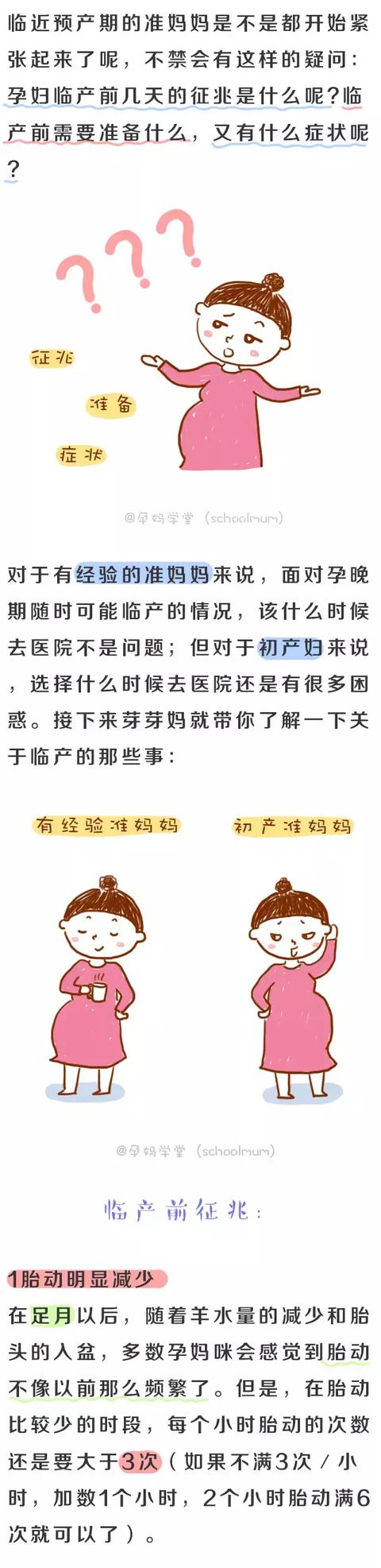 “假宫缩”还是“真阵痛”？出现这些征兆，你才是要生了！