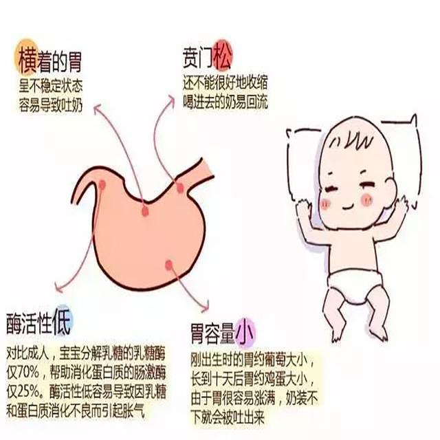新生儿月子里老是吐奶，而且吐奶后，手脚都是冰凉的，怎么回事