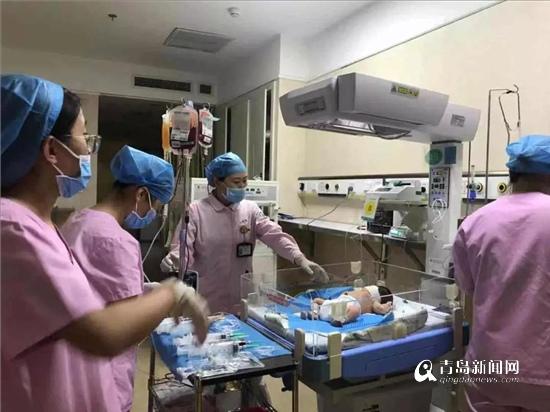 心疼！这个青岛宝宝出生不足13小时 全身换了一遍血