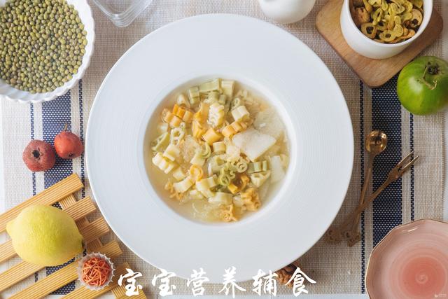 宝宝辅食-竹荪干贝冬瓜面